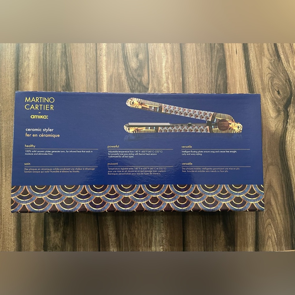 AMIKA MARTINO CARTIER CERAMIC FLAT IRON - Picture 3 of 10
